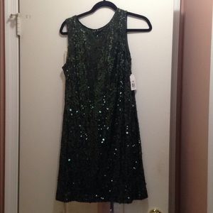 New Green Sequin Dress